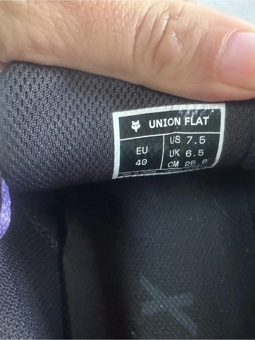 Fox Union Mountain Bike Shoes